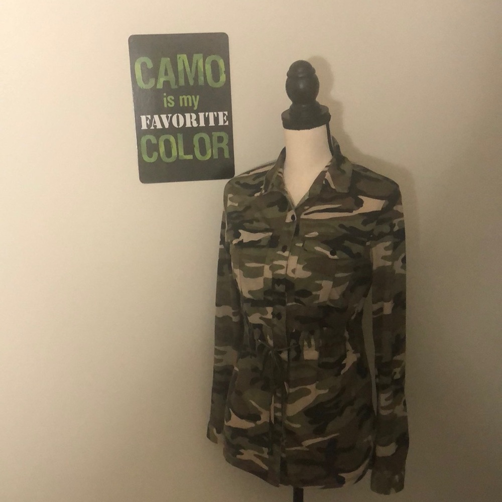 Very Nice Button Down Camo Shirt
